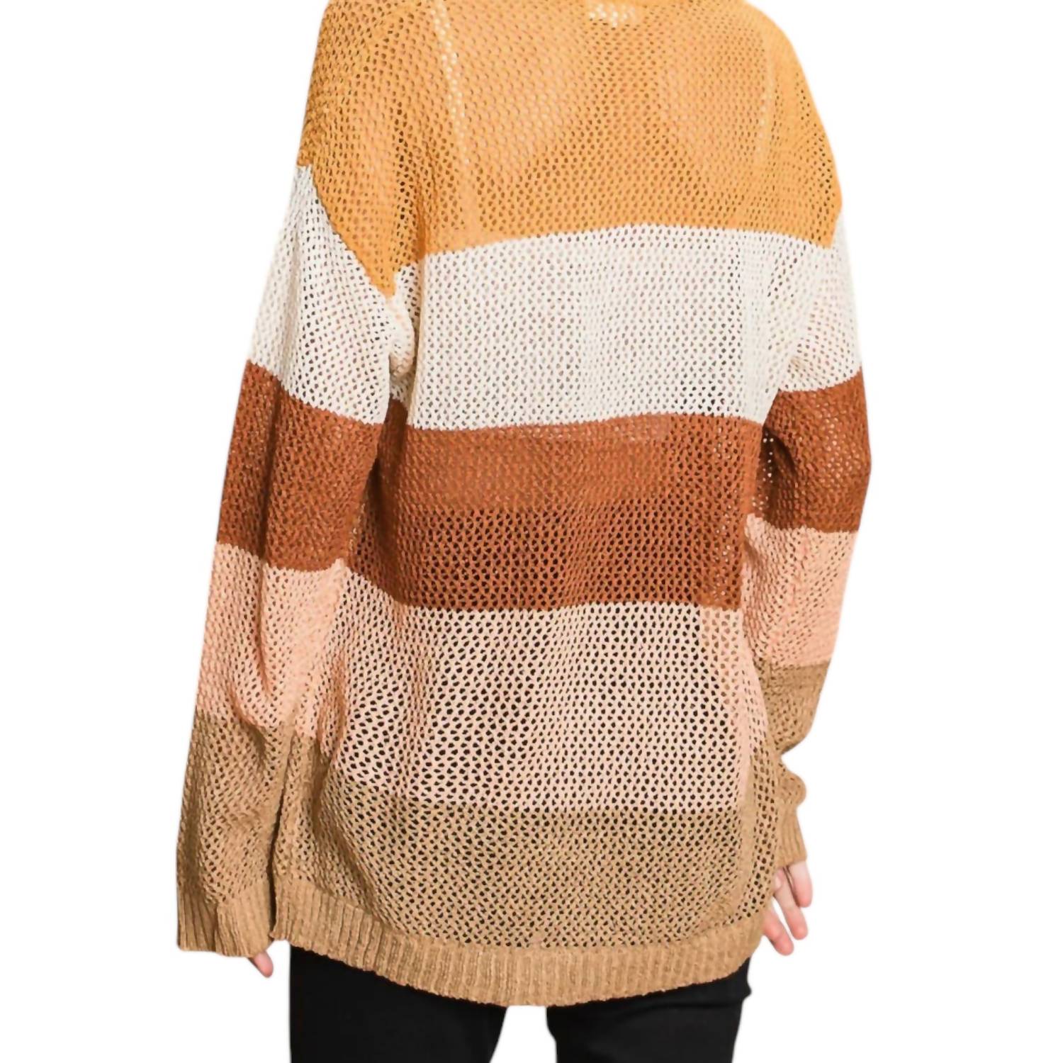 Cotton Bleu - Color Block Sweater