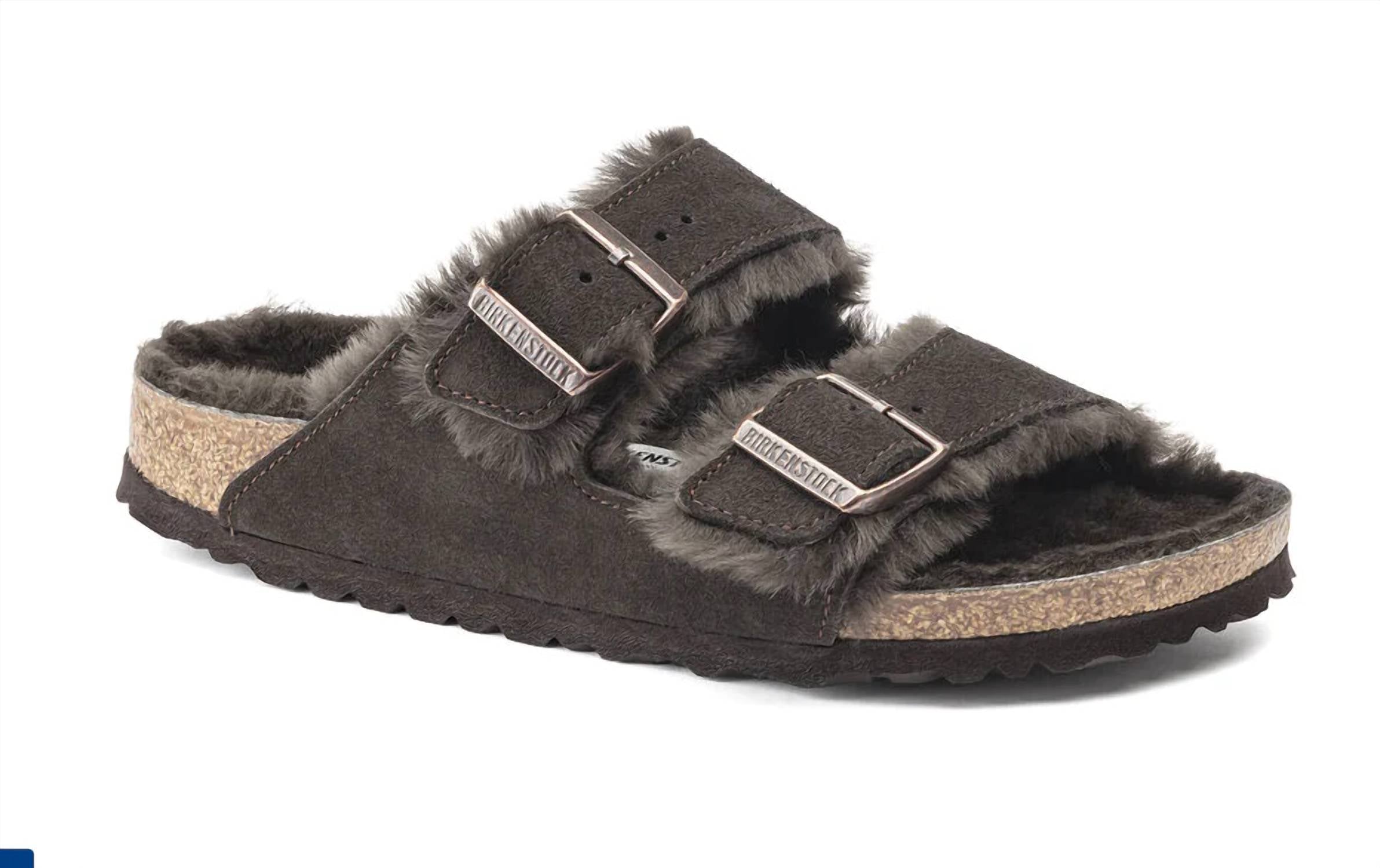 Birkenstock - Women's Arizona Shearling Suede Sandals