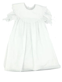 Auraluz - Baby's Lace Dress With Bib Lace Collar