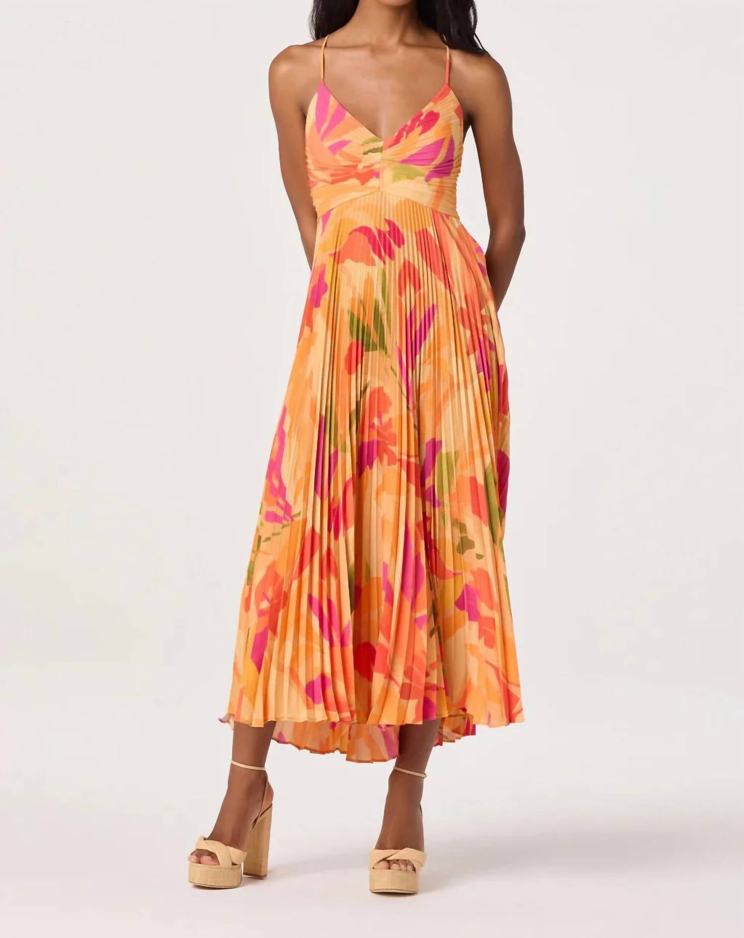 Astr - Campbell Midi Dress