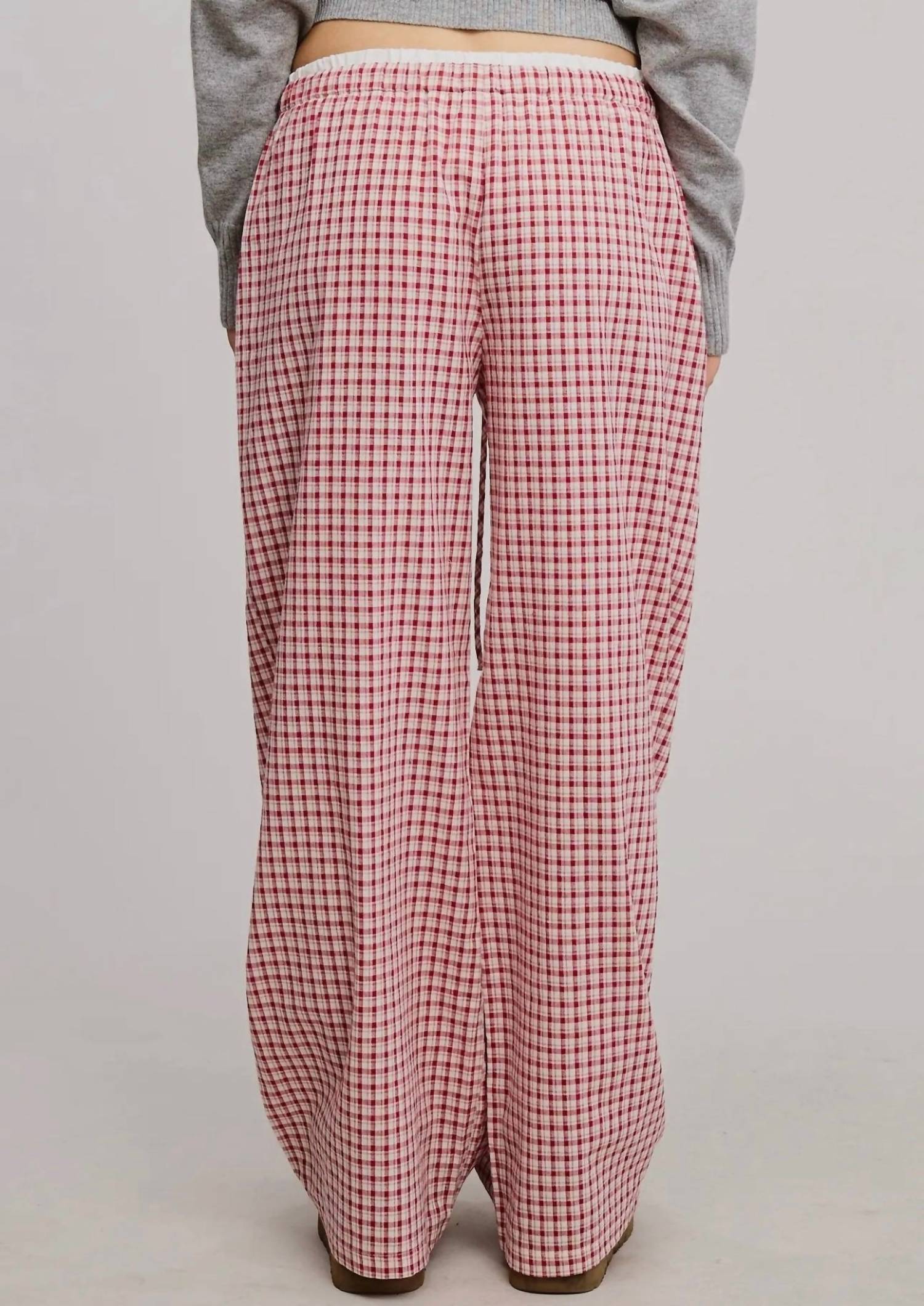Mimosa - Piper Check Pants