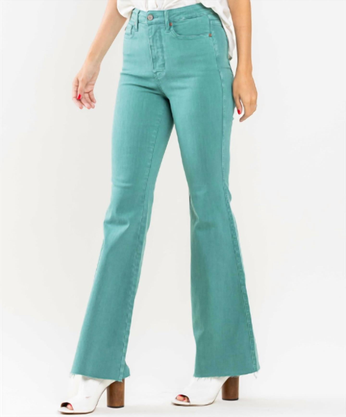 Judy Blue - High Waist Tummy Control Wide Leg Jeans