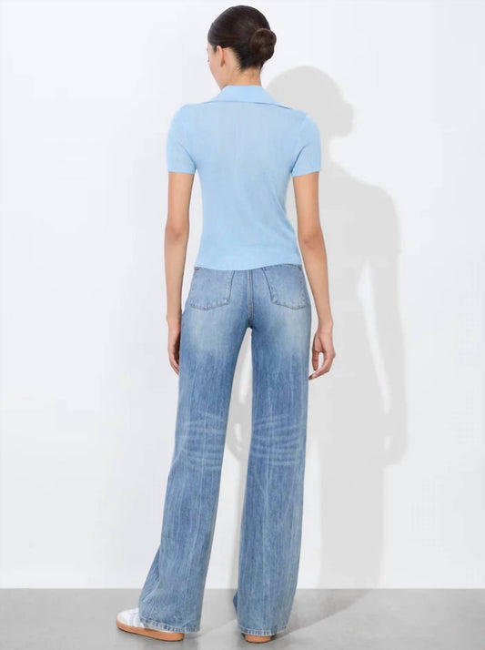 Alice + Olivia - Martha V-neck Polo Shirt