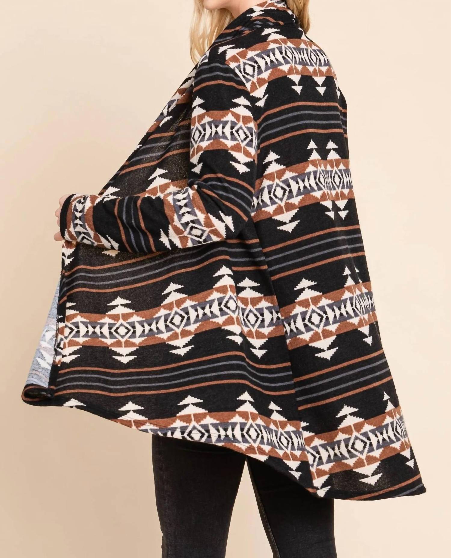 Bombom - Calgary Western Open Front Cardigan