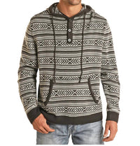 Rock & Roll Denim - Henley Sweater Hoodie
