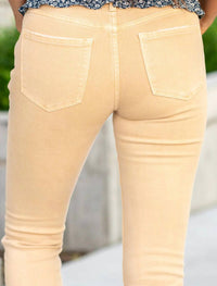 Vervet By Flying Monkey - Mid-waisted Crop Straight Leg Jeans