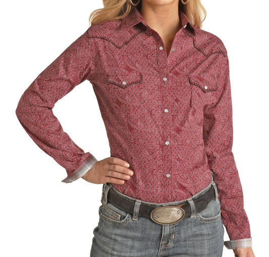Panhandle - Rough Stock Long Sleeve Snap Shirt