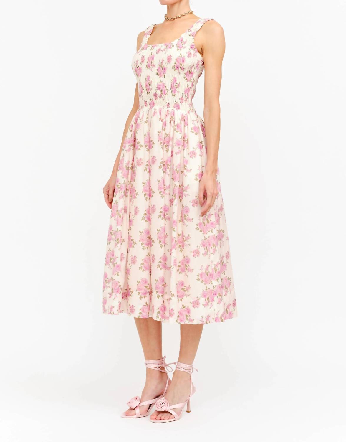 Sofie The Label - The Millie Floral Smocked Midi Dress