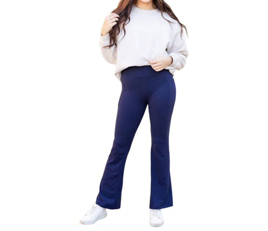 Julia Rose - Mila Bootcut Leggings with Pockets