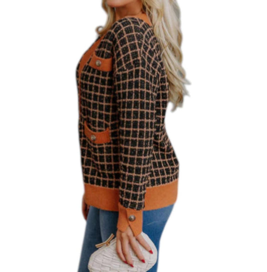 Fate - Checkered Cardigan