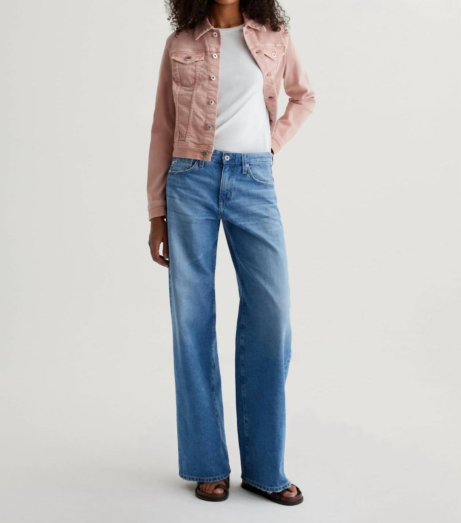 Ag Jeans - Adria Low-rise Wide Leg Jeans