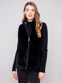 Charlie B - Reversible Faux Fur Vest