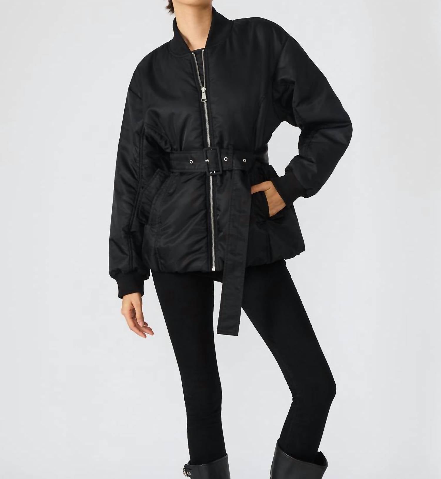 STEVE MADDEN Eryn Jacket in black - women's jacket - view 5