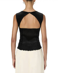 French Connection - Stretch Velvet Corset Top