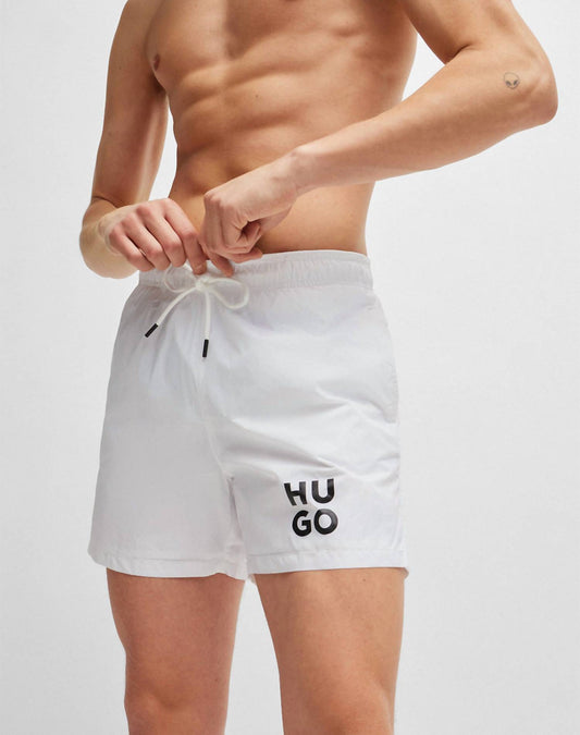 Hugo Boss - Men's Block Logo Paol Swim Trunk Shorts