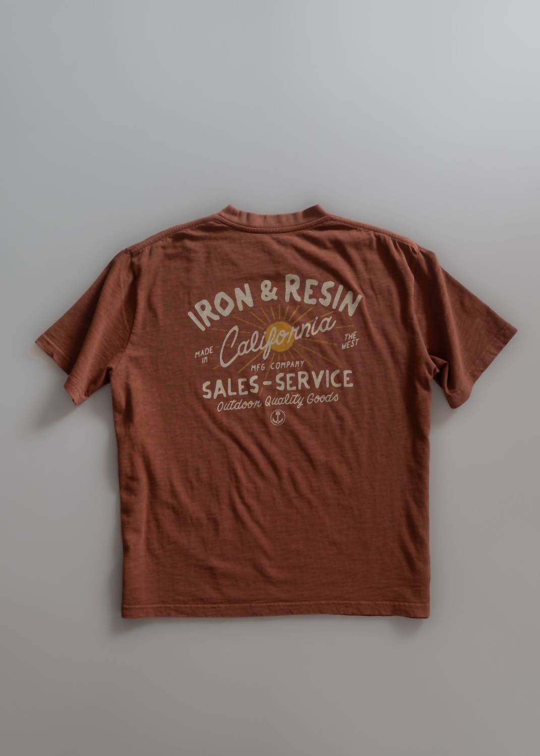 Iron & Resin Men's Sales And Service Tee in clay - men's t-shirt - view 4