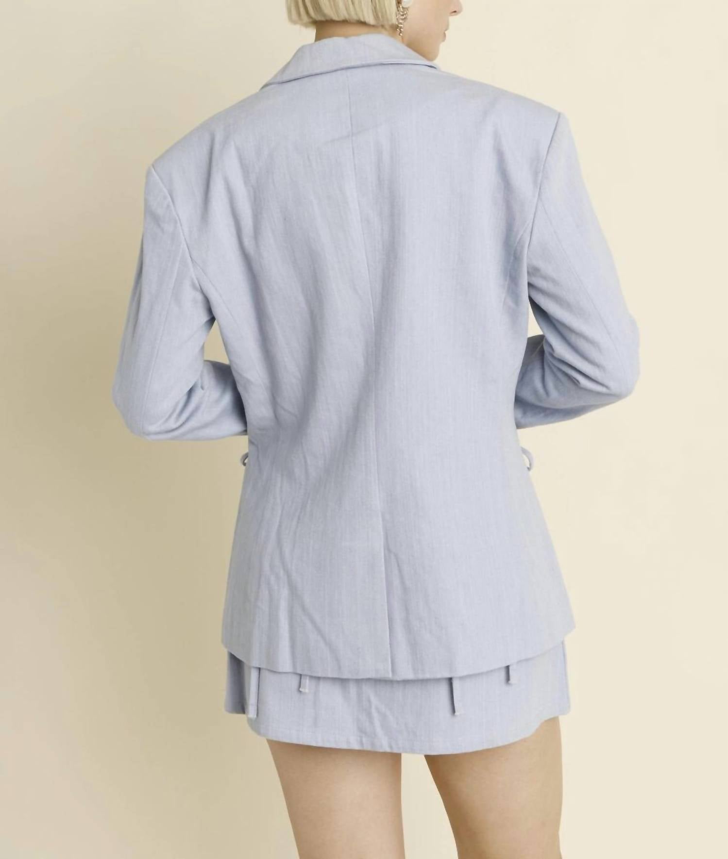 Aureum - Bow Trim Blazer