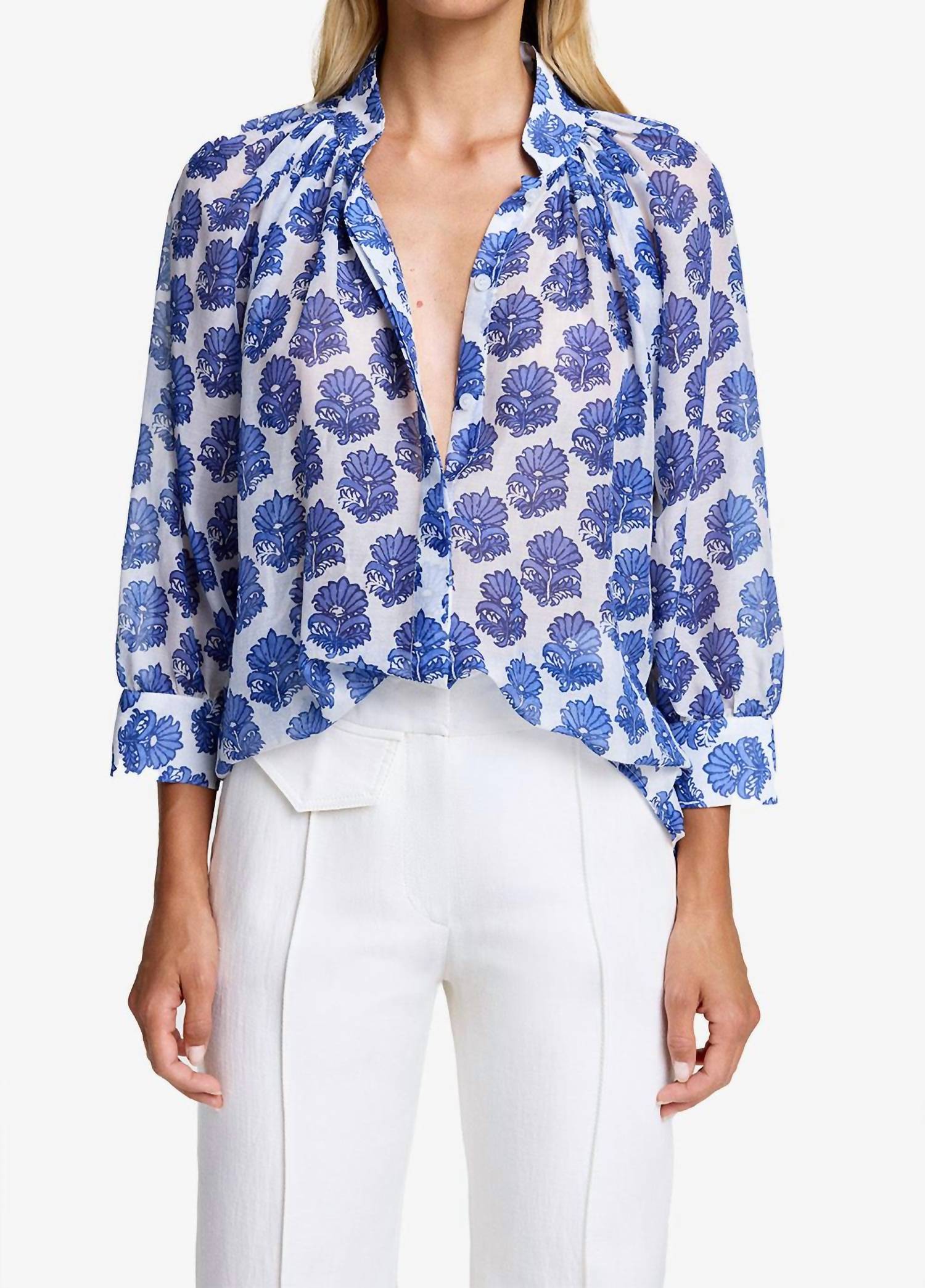 Smythe - Gathered Blouse
