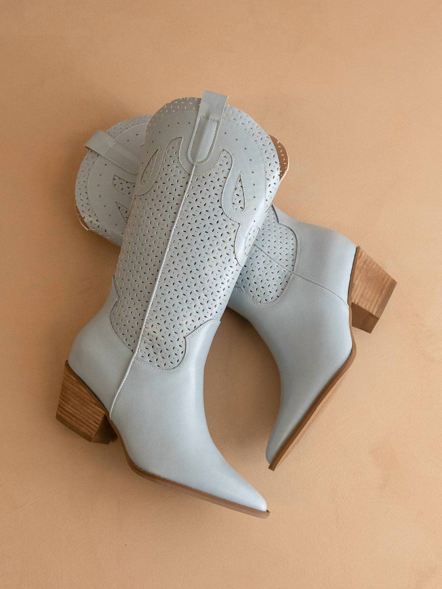 Oasis Society - Women's The Gabby Perforated Western Boot