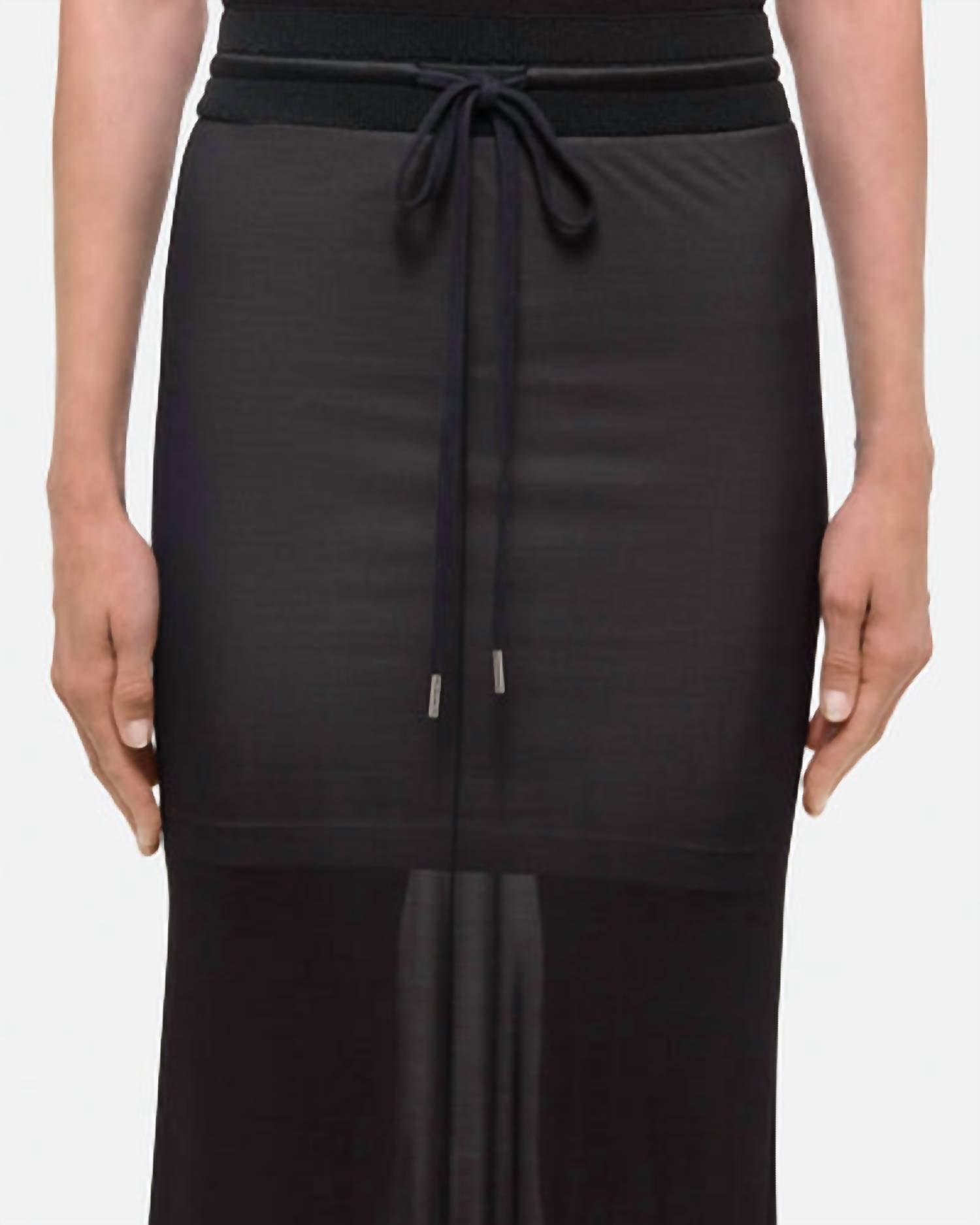 Helmut Lang - Pull On Skirt Refine