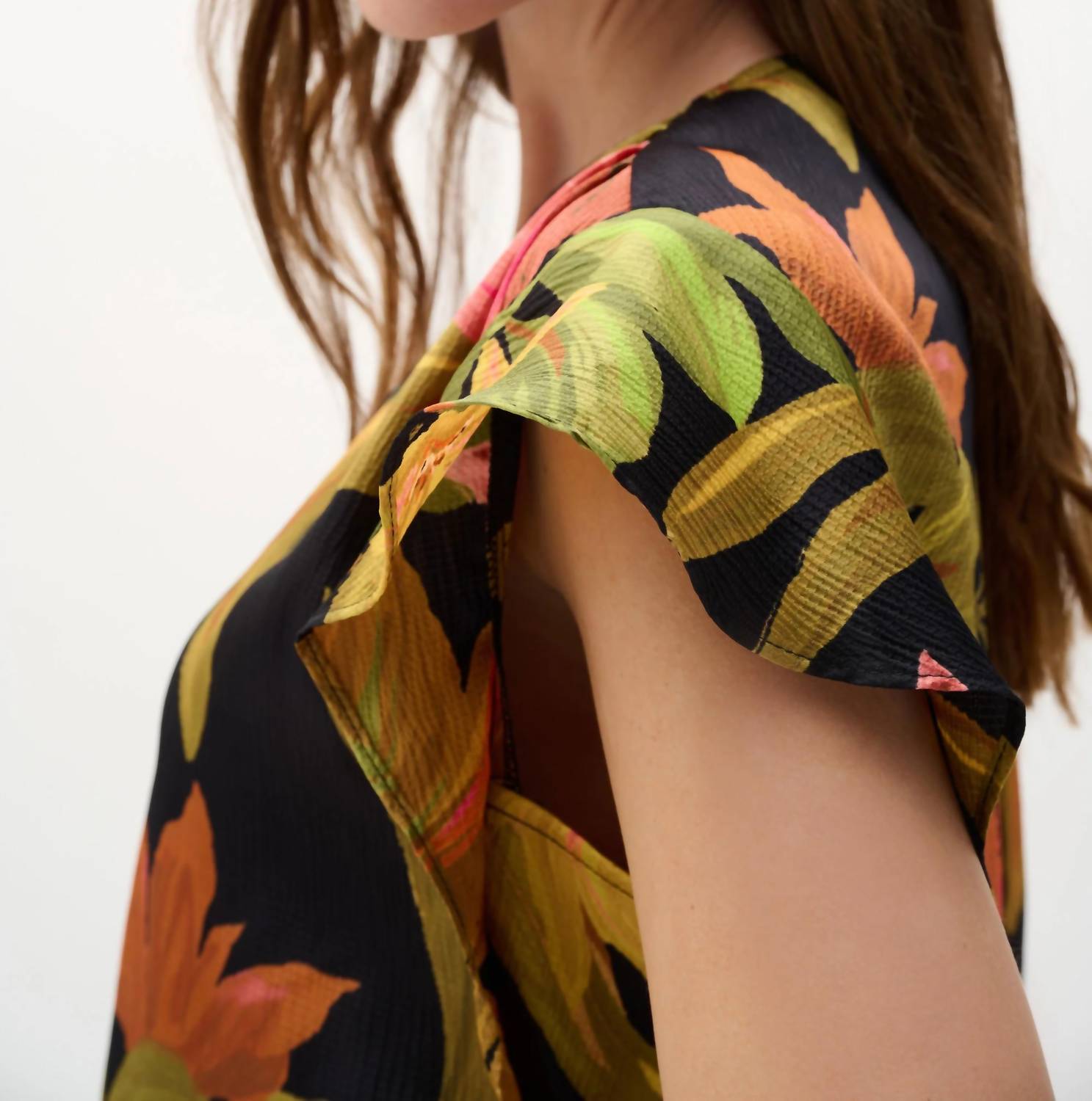 Joseph Ribkoff - Satin Tropical Print Top