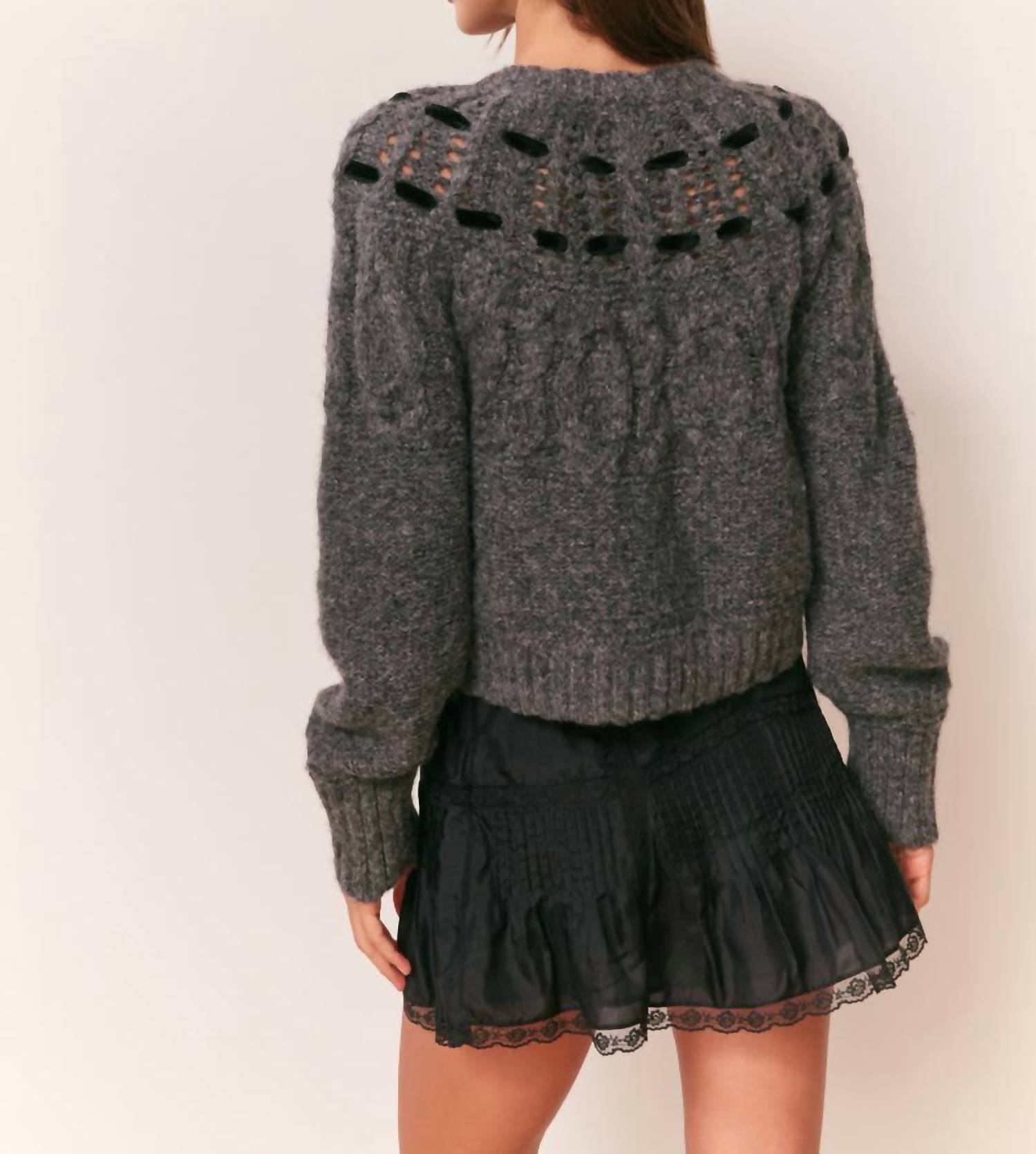 Loveshackfancy - Clementian Alpaca-blend Ribbon Cardigan