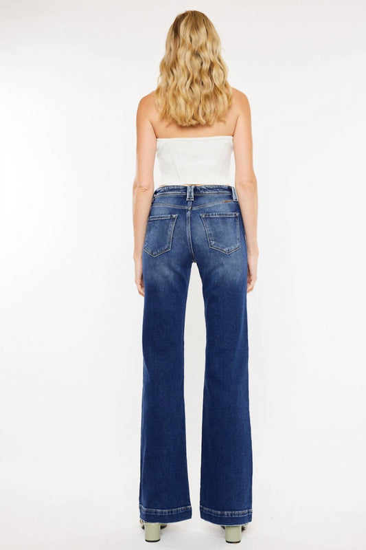 Kancan - Alana Denim Wide Bootcut Jeans