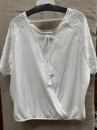 Tribal - Minimalist Tie Blouse
