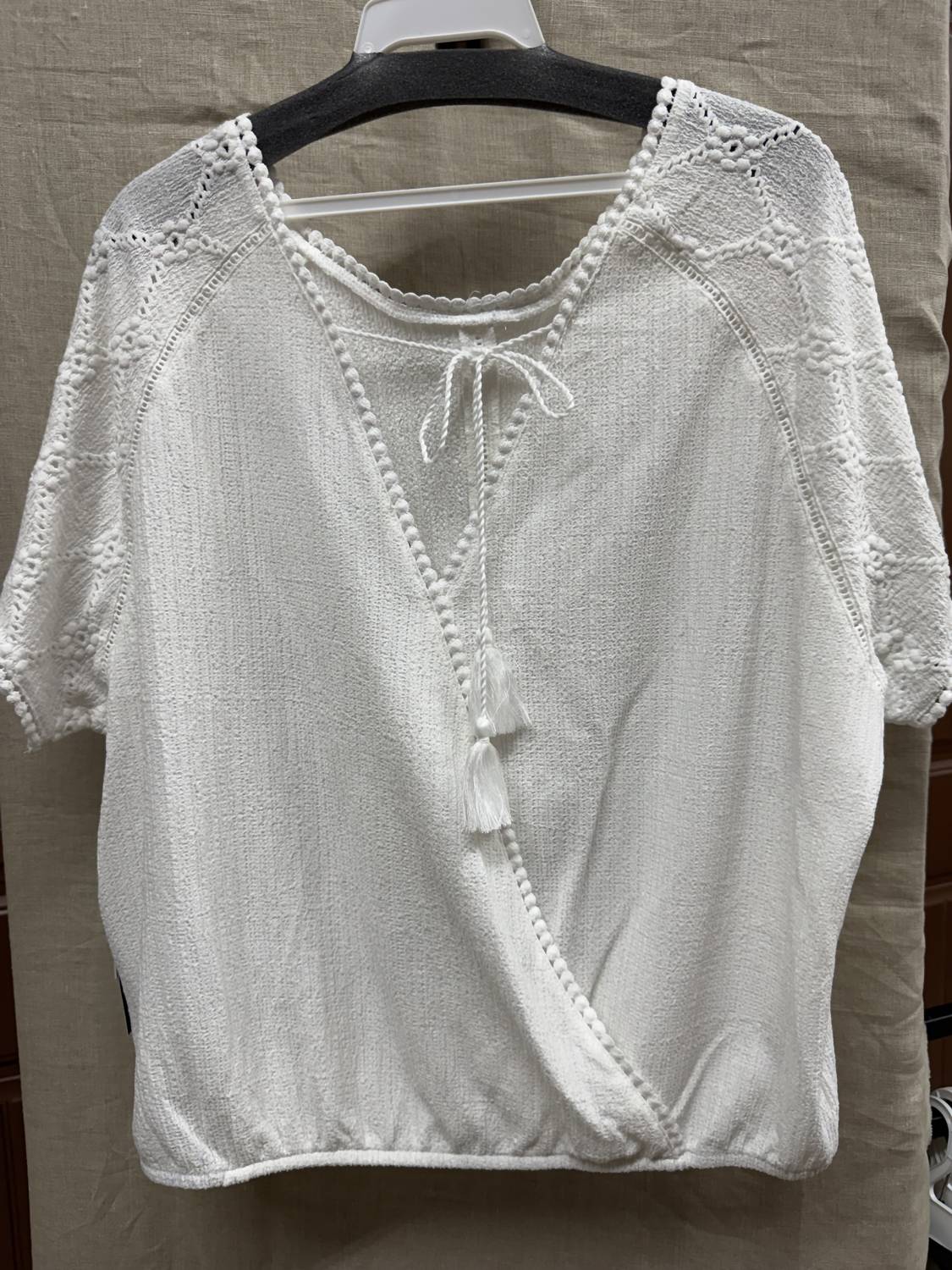Tribal - Minimalist Tie Blouse