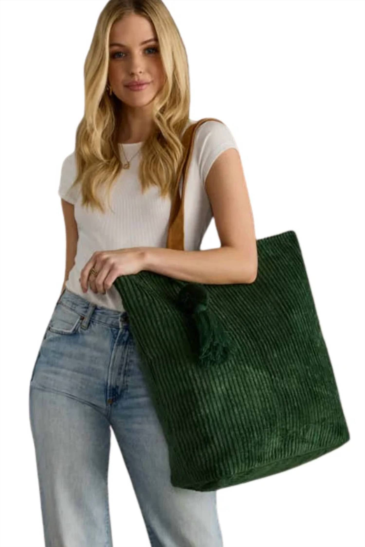 Panache - Women's Corduroy Tote Bag