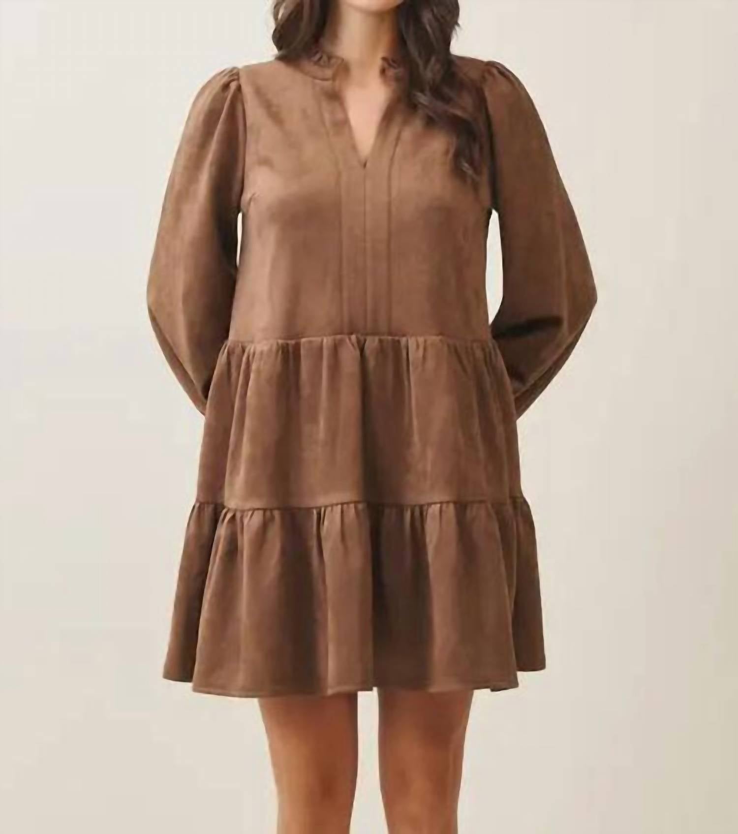 Able - Sally Tiered Long Sleeve Dress