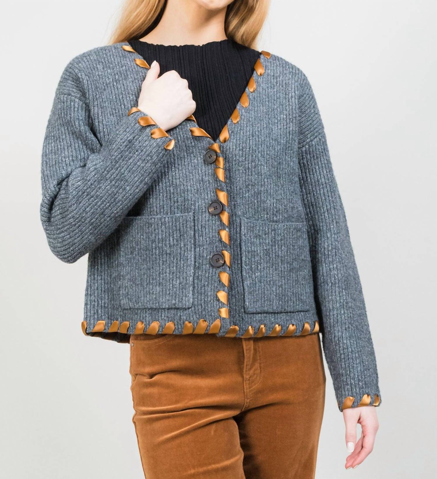 Lisette - Women's Sierra Ribbon Weave Cardigan