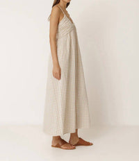 Indi & Cold - Gingham Strap Dress