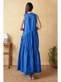 Flying Tomato - Solid Woven Midi Dress