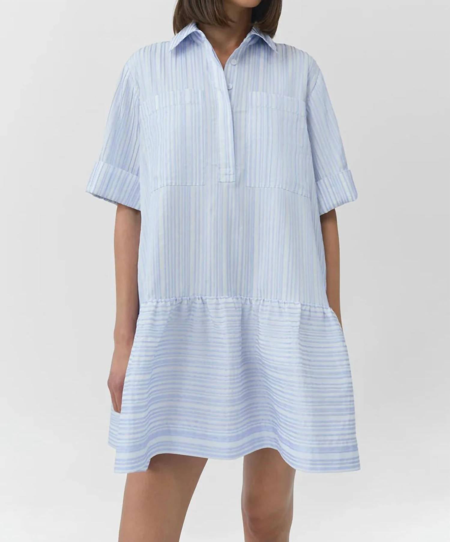 Simkhai - Cris Short Sleeve Shirt Dress