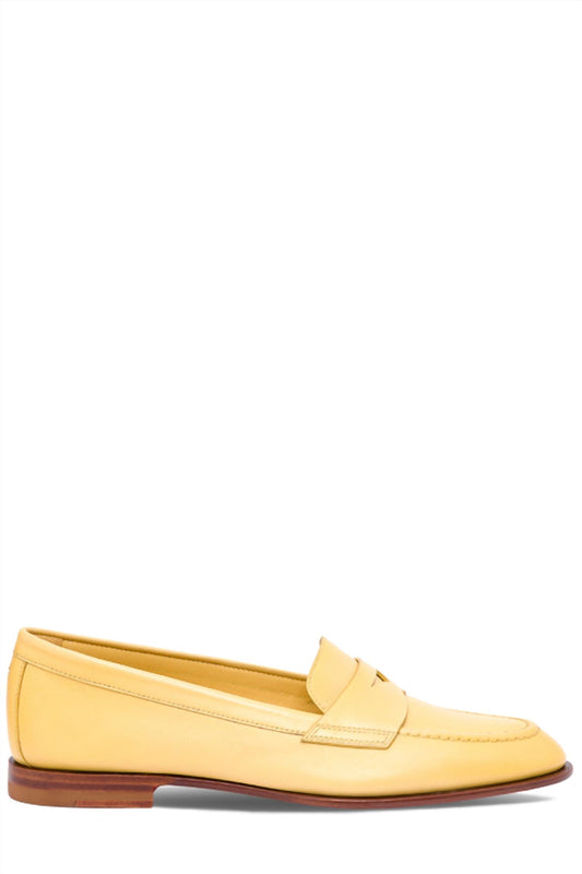 Santoni - Women's Calfskin Leather Penny Loafers