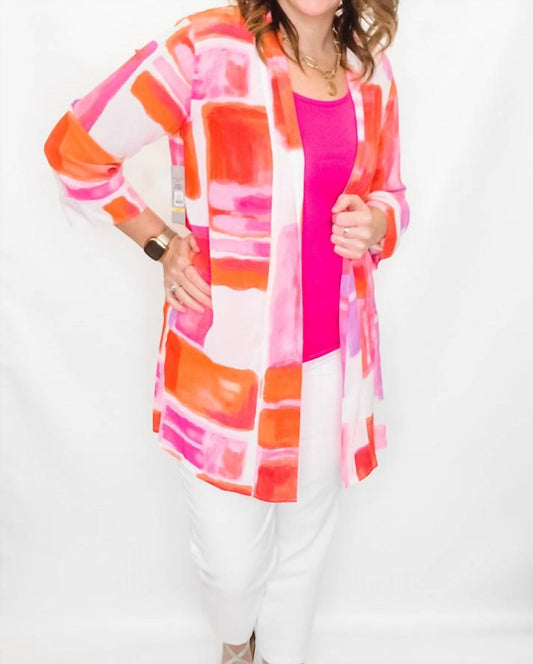 Multiples - Geometric Kimono Jacket