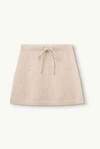 The Garment Roma Mini Skirt in champagne - women's skirt - alternate view