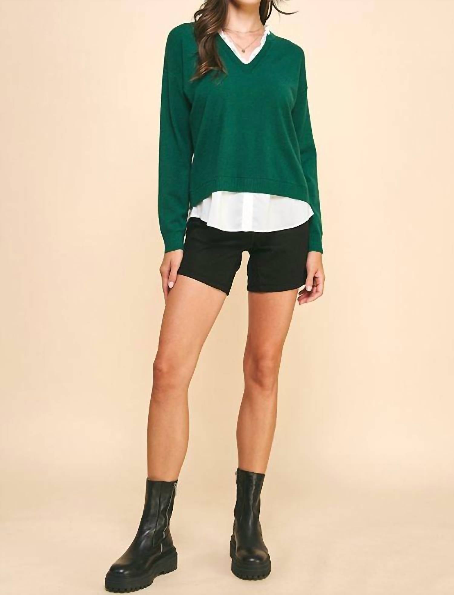 Pinch - Charm V-neck Sweater