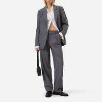 CLOSED Mawson Straight-Leg Trouser Pant in led grey - women's pants - view 6