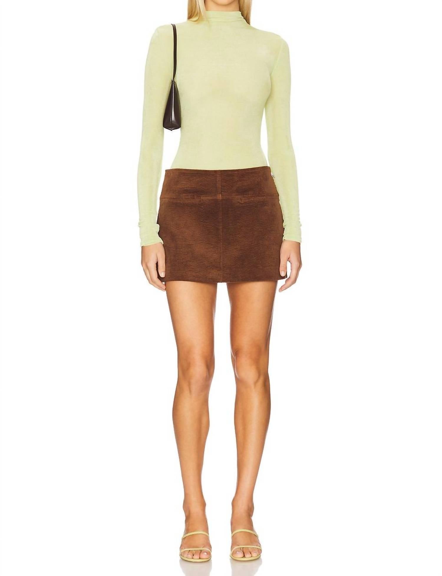 SER.O.YA Lilia Top in green tea - women's shirt - view 5