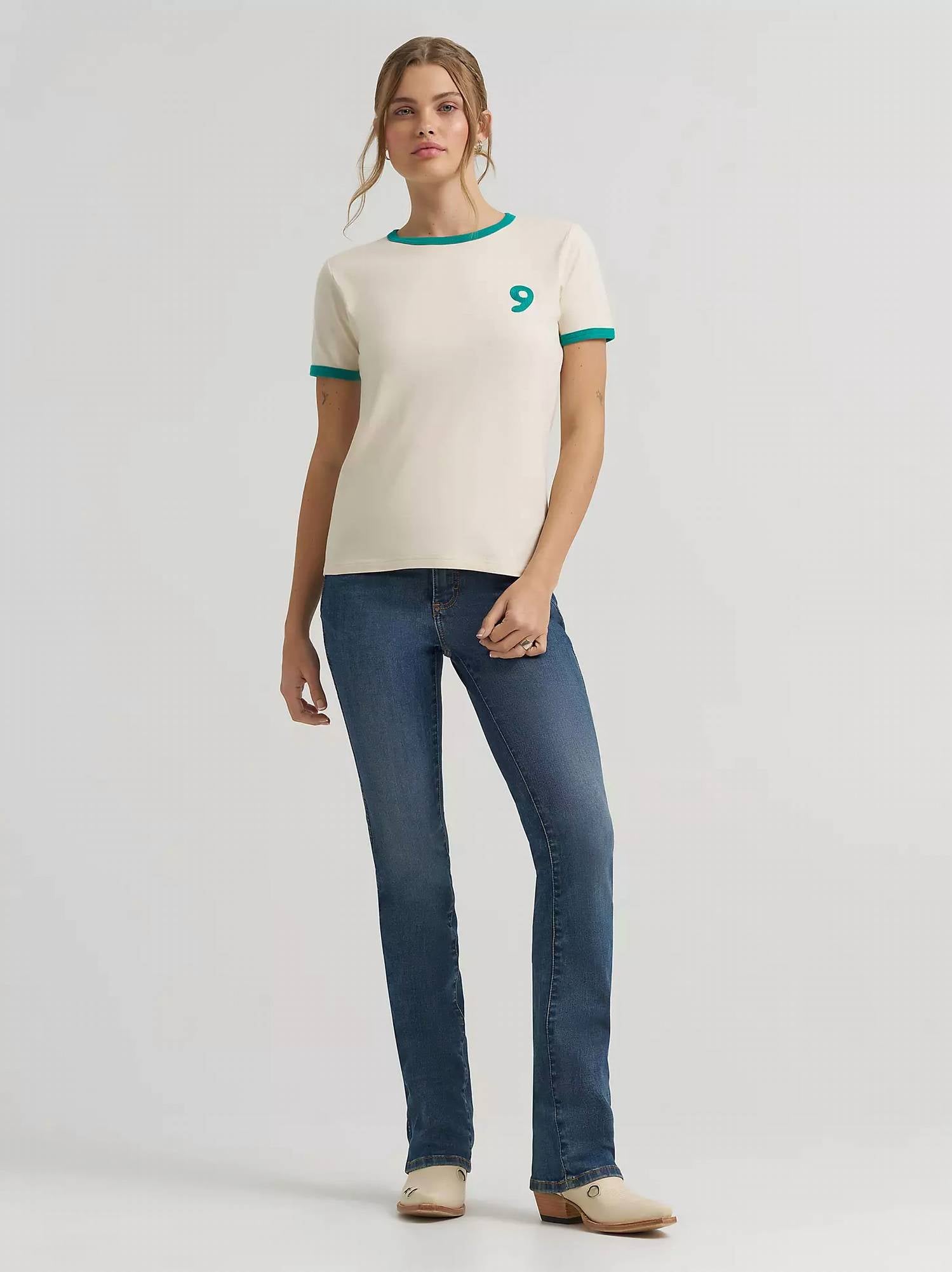 Wrangler - Hearts Dreams Ringer Tee