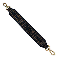 Fendi - Women's Roma Amor Embroidered Zucca Canvas Mini Strap