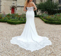 Essence Of Australia - Sophisticated Lace Column Wedding Dress