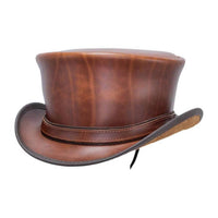 American Hat Makers - Men's Genuine Leather Top Hat