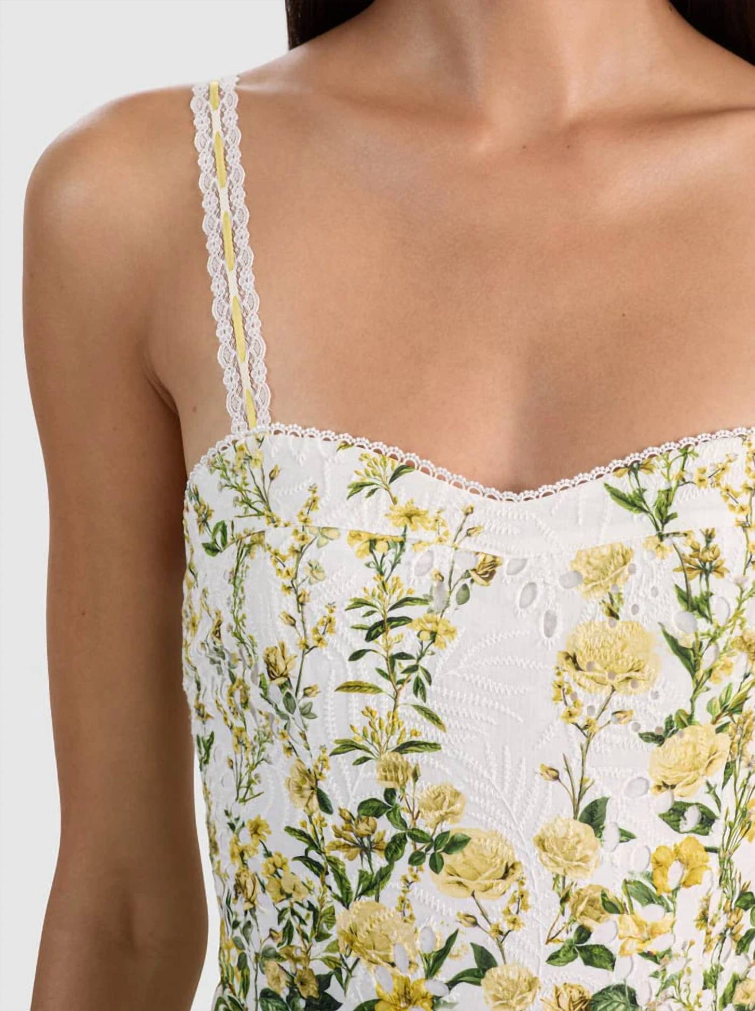 Alice + Olivia - Meredith Sweetheart Mini Dress