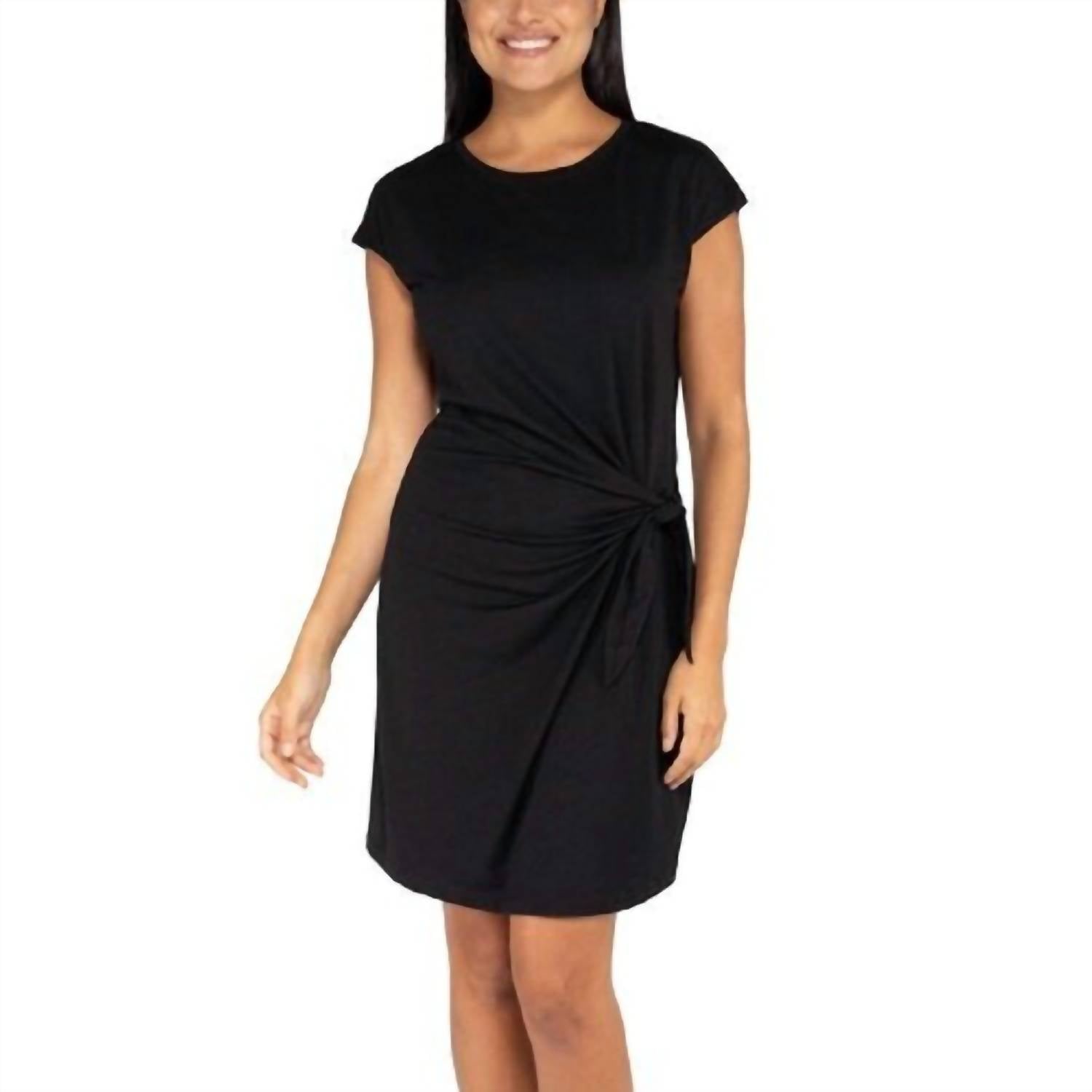 Nicole Miller - Knot Crew Neck Dress