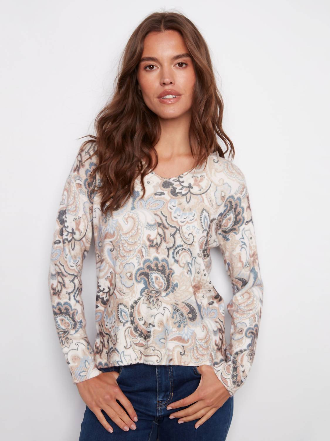 Charlie B - Holland V-neck Sweater