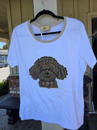 Regina Srl - Women's Dog With Charms T-shirt