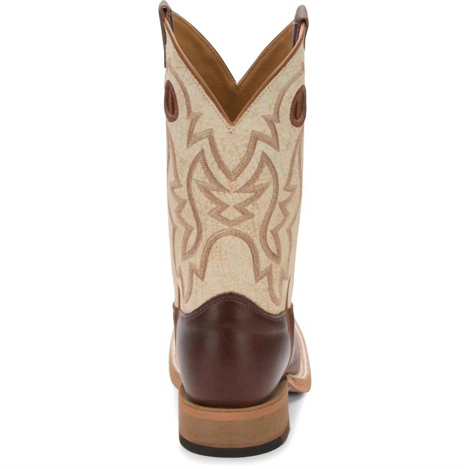 Justin Boots - Men's Caddo Western Boots - Extra Wide